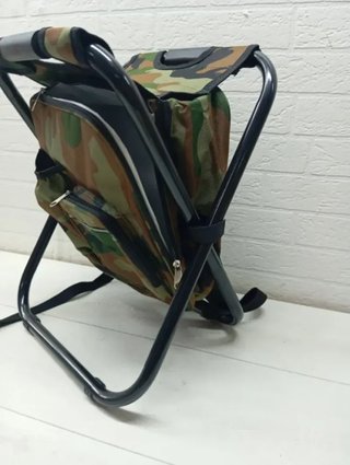 Taburete plegable camping camuflaje
