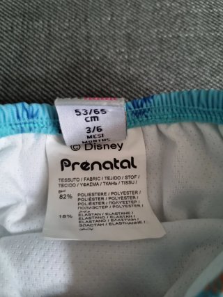 Bañador pañal Mickey y Tiburones 3/6m