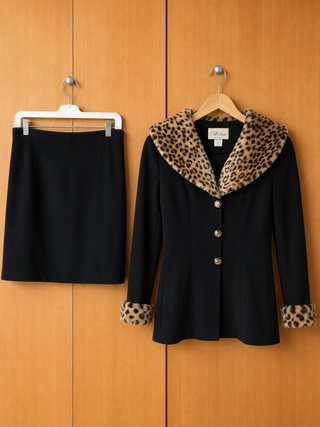 Conjunto vintage Stella talla S (chaqueta + falda)