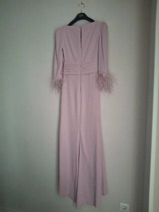 Vestido fiesta rosa empolvado AIRE Barcelona