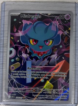 Carta Pokémon Misdreavus Ascensión 233/217