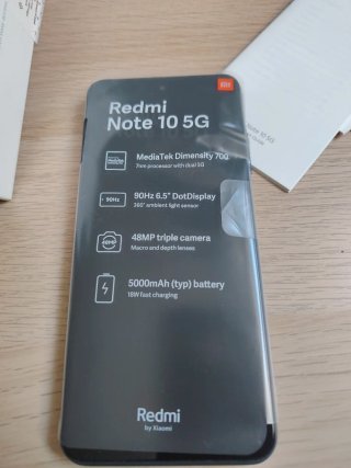 Xiaomi Redmi Note 10 5G Negro
