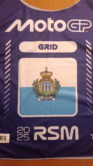 Pettorina Grid Marshall MotoGP RSM 2025