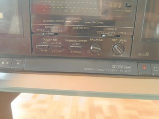 Radio Cassette Sony TC-W170 Negra