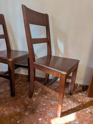 Juego 4 Sillas Comedor Madera