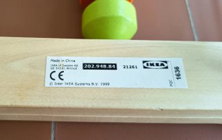 Juguete de madera Ikea MULA
