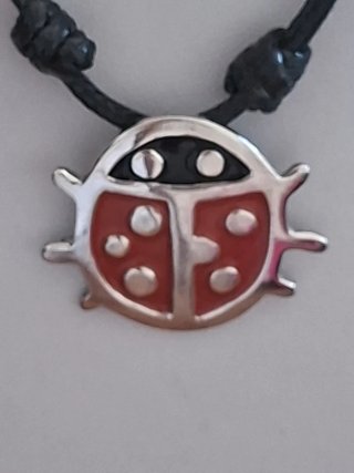 Colgante Kukuxumusu Plata Mariquita
