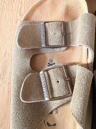 Birkenstock Arizona Beige/Marrón Talla 41