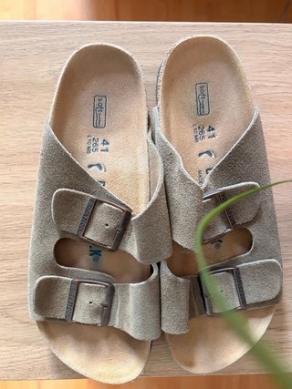 Birkenstock Arizona Beige/Marrón Talla 41