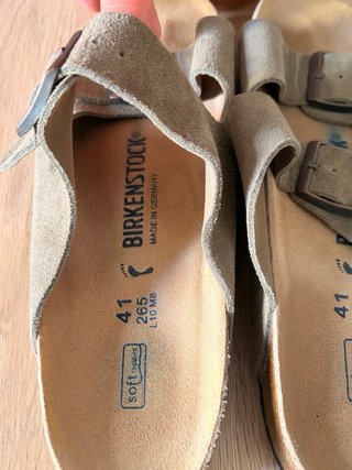 Birkenstock Arizona Beige/Marrón Talla 41