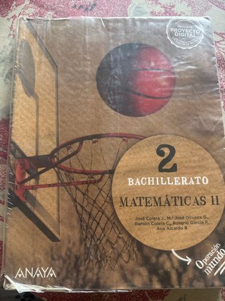Matemáticas II. 2o de Bachillerato