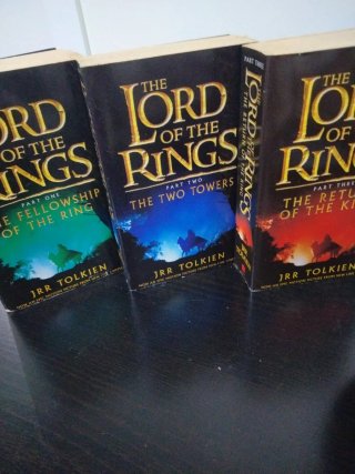 El señor de los Anillos en inglés. Trilogía.