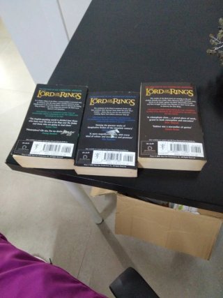 El señor de los Anillos en inglés. Trilogía.