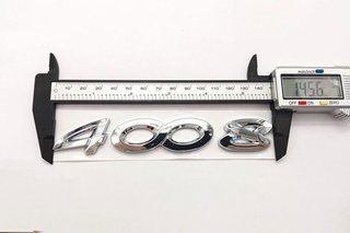 EMBLEMA TRASERO LETRAS 4008 PEUGEOT CROMADO