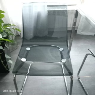 Lote 6 Sillas Diseño Transparente