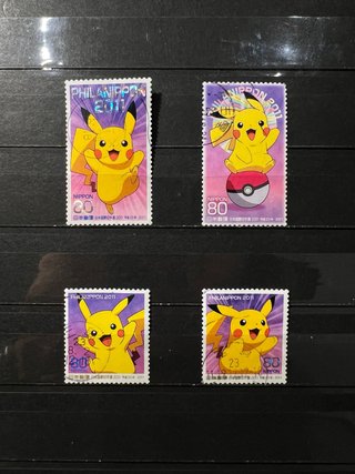 Sellos Japón Pokémon Philanippon 2011 Pikachu