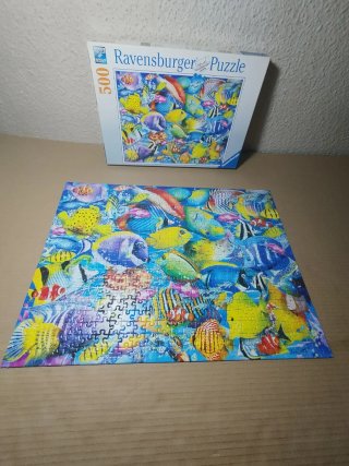 Lote 3 Puzzles 500 Piezas Ravensburger Educa