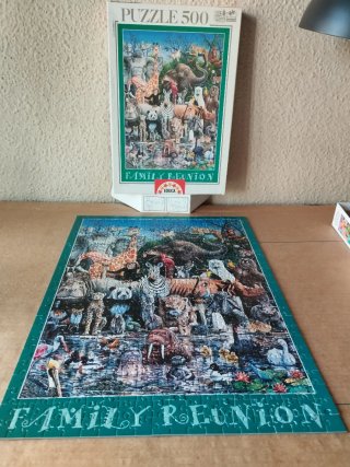 Lote 3 Puzzles 500 Piezas Ravensburger Educa
