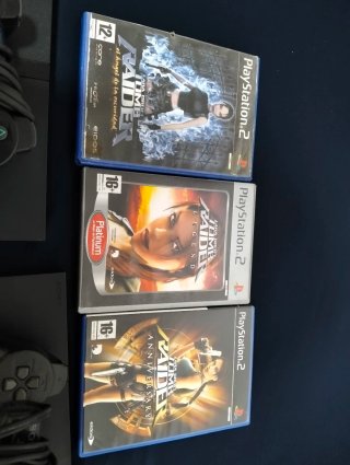 2x PlayStation 2 + Juegos Tomb Raider