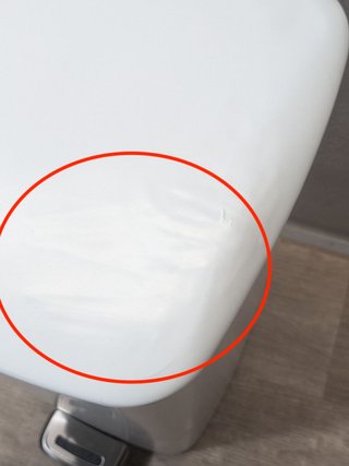 Cubo Basura Pedal Amig Artvin 30L Blanco