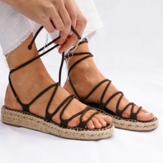 Sandalias Pitusas de cuerdas marrones