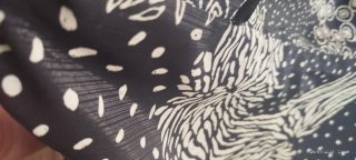 Falda MIDI boho estampada t.50