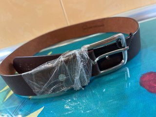 Cinturón KORMIS Piel Cuero Marrón 83 cm sin hebill