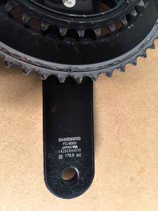 Bielas Shimano Dura Ace 11v 50/34 Compact 172,5mm