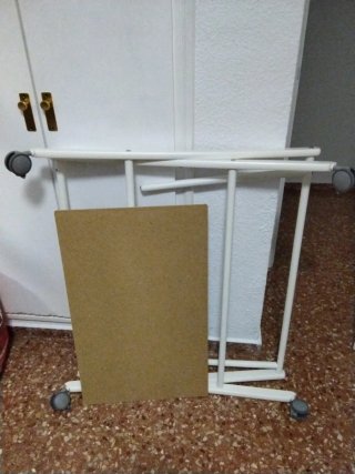 Minicuna con ruedas, buen estado