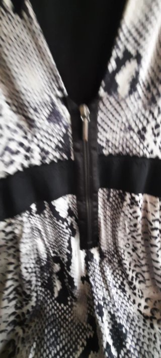 Vestito Seta Stampa Pitone Tg. 46