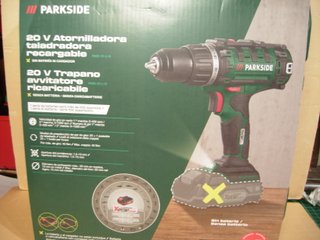 Taladro Parkside 20V + Batería + Cargador