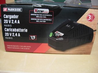 Taladro Parkside 20V + Batería + Cargador