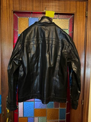 Cazadora Biker Cuero Formula Joven Talla XL