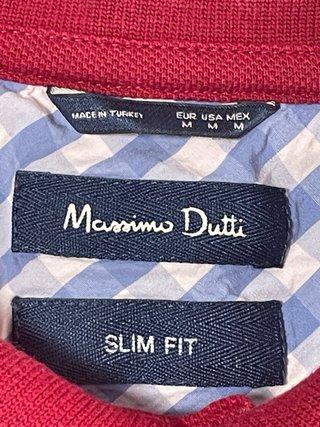 Polo Massimo Dutti Rojo