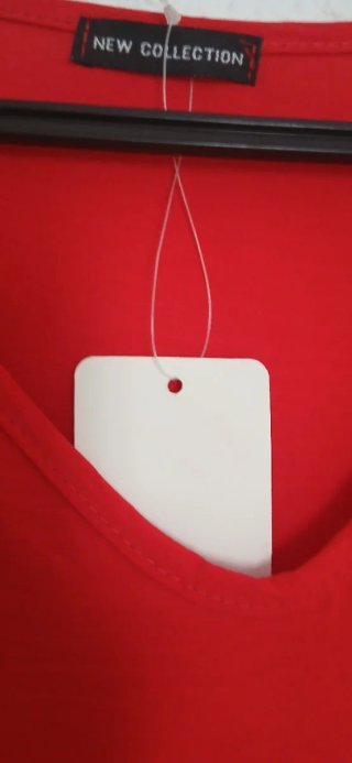 Vestido rojo largo talla única