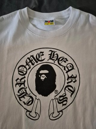 Camiseta BAPE x Chrome Hearts XXL