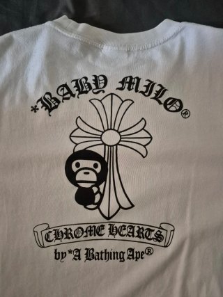 Camiseta BAPE x Chrome Hearts XXL