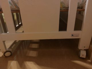 Cuna madera Interbaby blanca
