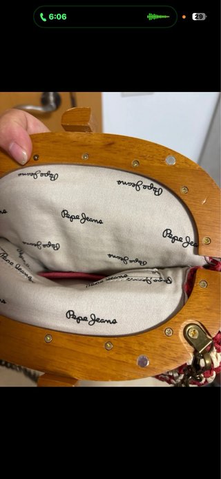 Bolso de rafia Pepe Jeans