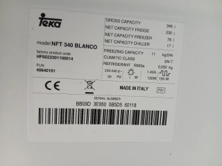 Nevera Teka Blanca