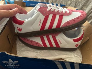 Adidas Samba Corazón Rojo Blanco
