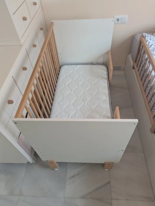 Cuna Colecho Unami 3x1 Convertible + Ruedas