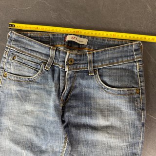 Levi's 571 Slim Fit Y2K Low Rise Jeans Vintage