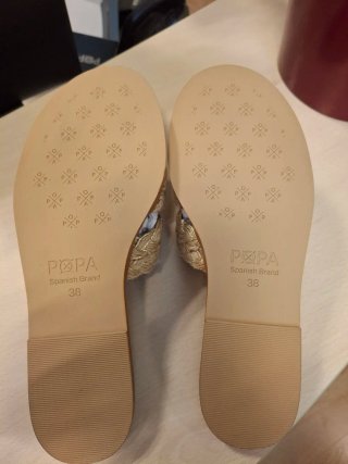 Sandalias Popa Rafia Talla 38