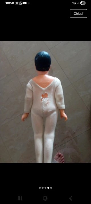 Omino vintage detersivo Sole Piatti anni '80