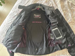 Chaqueta Seventy Degrees SD-JR50 Negra/Rosa