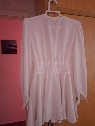 Vestido corto blanco KOIOOK talla M