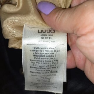 Liu Jo borsa pelle nera con catena