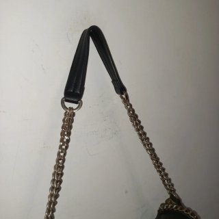 Liu Jo borsa pelle nera con catena