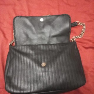 Liu Jo borsa pelle nera con catena
